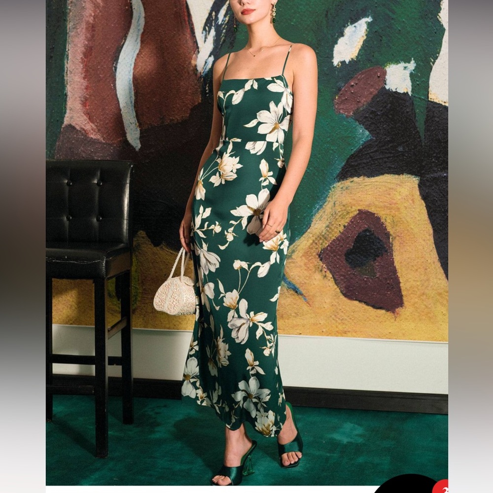 New RIHOAS The Floral Slit Maxi Dress